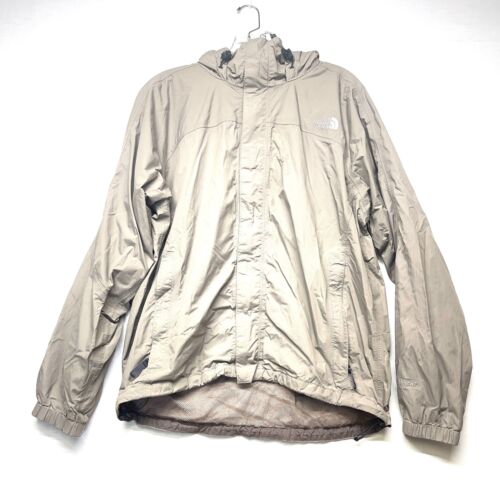 The North Face Windbreaker Jacket Men’s Medium Beige Full Zip Waterproof Hooded